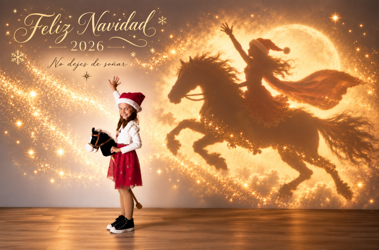 Sesión de fotos de navidad en Jerez